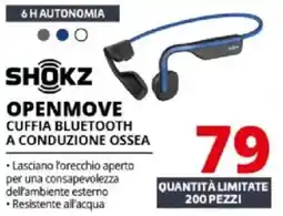 Comet Shokz openmove cuffia bluetooth a conduzione ossea offerta