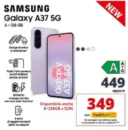 Comet SAMSUNG Galaxy A37 5G offerta