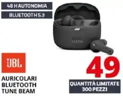 Comet Jbl auricolari bluetooth tune beam offerta