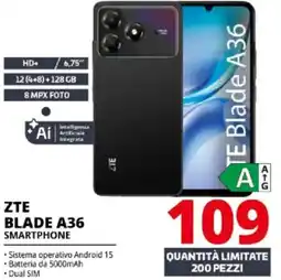 Comet Zte blade A36 smartphone offerta