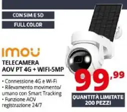 Comet Imou telecamera aov pt 4G+wifi-5MP offerta