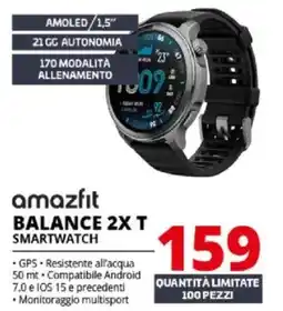 Comet Amazfit balance 2X T smartwatch offerta