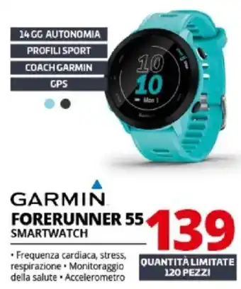 Comet Garmin forerunner 55 smartwatch offerta