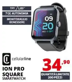 Comet Cellularline ion pro square smartwatch offerta