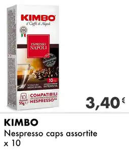Iper Tosano KIMBO Nespresso caps offerta