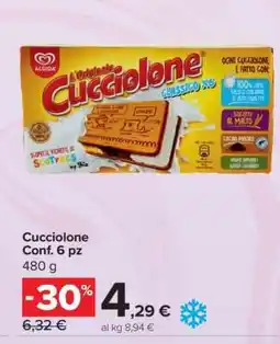 Carrefour Cucciolone Conf. 6 pz offerta