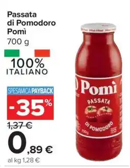 Carrefour Passata di Pomodoro Pomì offerta