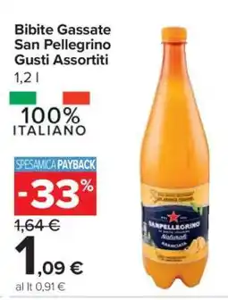 Carrefour Bibite Gassate San Pellegrino Gusti Assortiti offerta
