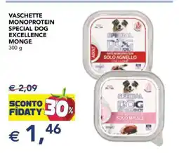 Esselunga VASCHETTE MONOPROTEIN SPECIAL DOG EXCELLENCE MONGE offerta