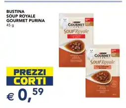 Esselunga BUSTINA SOUP ROYALE GOURMET PURINA offerta