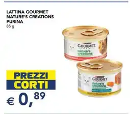 Esselunga LATTINA GOURMET NATURE'S CREATIONS PURINA offerta