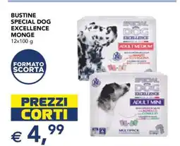 Esselunga BUSTINE SPECIAL DOG EXCELLENCE MONGE offerta