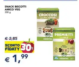 Esselunga SNACK BISCOTTI AMICO VEG offerta