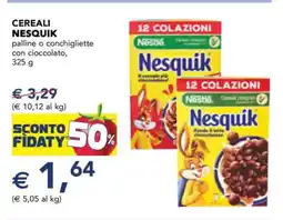 Esselunga CEREALI NESQUIK offerta