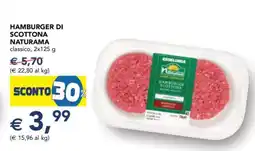 Esselunga Hamburger di Scottona Naturama offerta