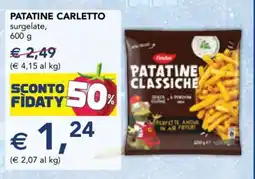 Esselunga PATATINE CARLETTO offerta