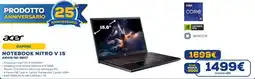 Euronics acer NOTEBOOK NITRO V 15 ANV15-52-99V7 offerta