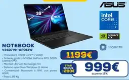 Euronics ASUS NOTEBOOK V3607VH-RP013W offerta