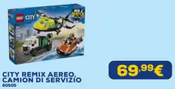 Euronics City remix aereo, camion di servizio offerta