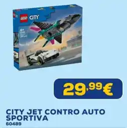 Euronics City jet contro auto sportiva offerta