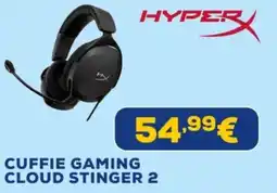 Euronics Hyperx cuffie gaming cloud stinger 2 offerta
