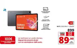 Comet SAMSUNG Galaxy Tab S11 offerta