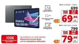 Comet SAMSUNG Galaxy Tab S10 FE+ offerta