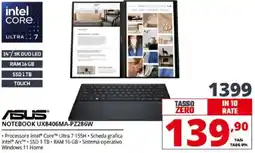 Comet ASUS NOTEBOOK UX8406MA-PZ286W offerta