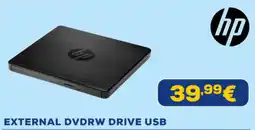 Euronics Hp external dvdrw drive usb offerta
