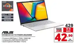 Comet ASUS VIVOBOOK GO 15 E1504FA-BQ2668W offerta