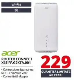 Comet acer ROUTER CONNECT X6E FF.G2KTA.001 offerta