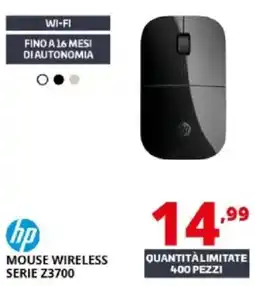 Comet hp MOUSE WIRELESS SERIE Z3700 offerta