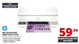 Comet hp MULTIFUNZIONE INKJET ENVY 6120E offerta