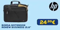Euronics hp BORSA NOTEBOOK RENEW BUSINESS 15.6" offerta