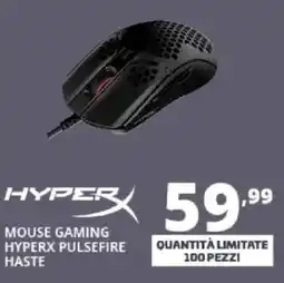 Comet Mouse gaming hyperx pulsefire haste offerta