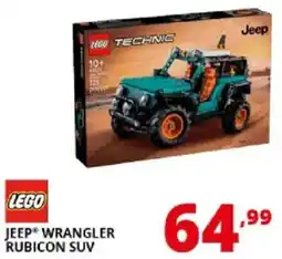 Comet Lego jeep wrangler rubicon suv offerta