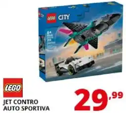Comet Lego jet contro auto sportiva offerta