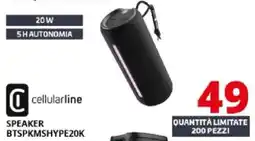 Comet cellularline SPEAKER BTSPKMSHYPE20K offerta