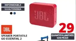 Comet Jbl speaker portatile go essential 2 offerta