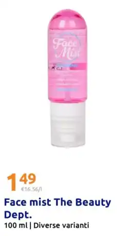 Action Face mist The Beauty Dept. offerta