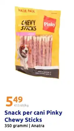 Action Snack per cani Pinky Chewy Sticks offerta