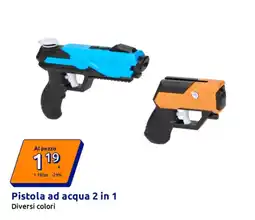 Action Pistola ad acqua 2 in 1 offerta