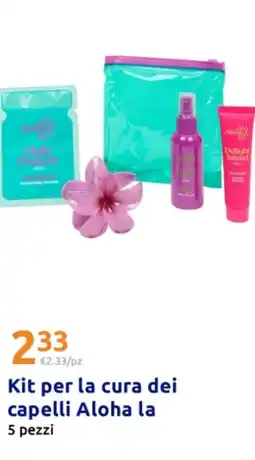 Action Kit per la cura dei capelli Aloha la offerta