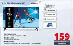 Comet TCL TV QLED HD Ready 32" 32S49K offerta
