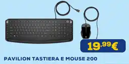Euronics Pavilion tastiera e mouse 200 offerta
