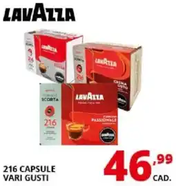 Comet Lavazza 216 capsule offerta