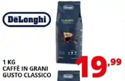Comet Delonghi caffè in grani gusto classico offerta