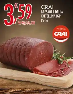 Crai Crai bresaola della valtellina igp offerta