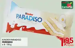 Crai Kinder paradiso FERRERO offerta