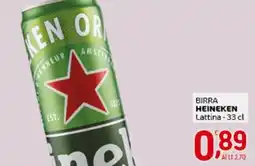 Crai Birra HEINEKEN Lattina offerta